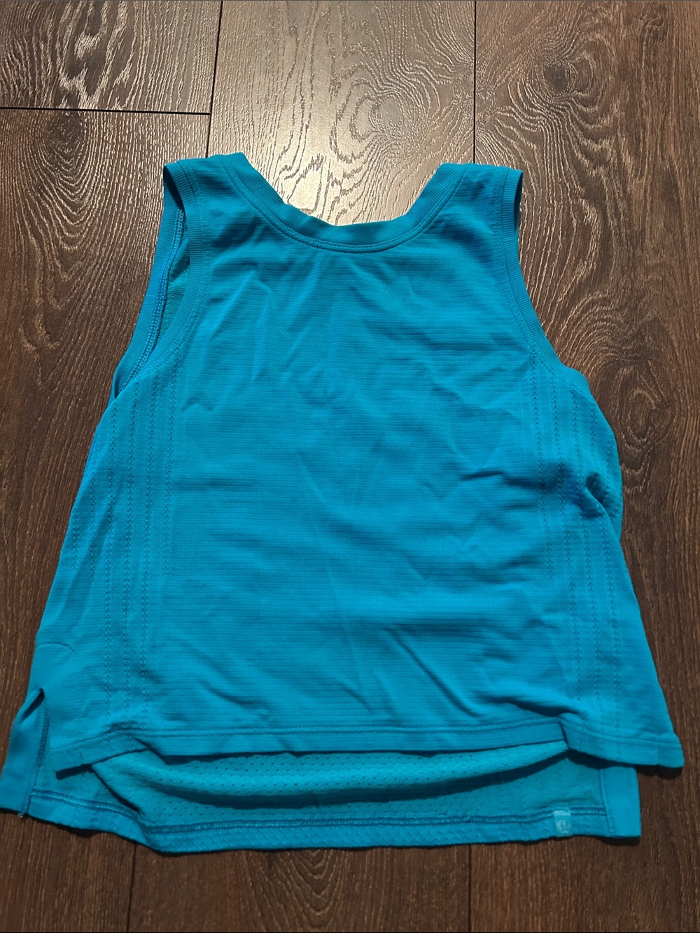 Blue lululemon tank top